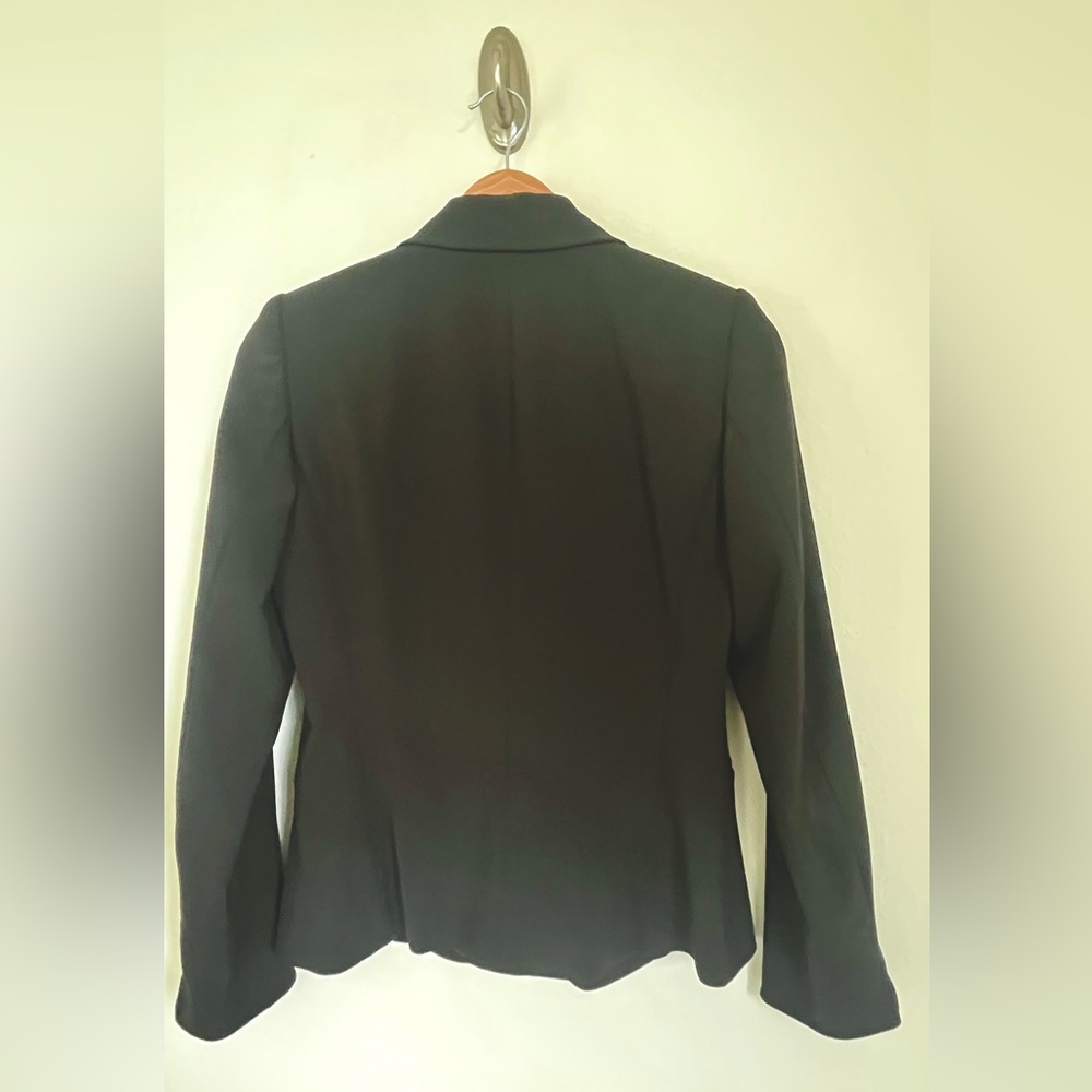 ELI TAHARI Black Lined Tailored Blazer Women’s Career Office Jacket Xtra-Small - Picture 3 of 12